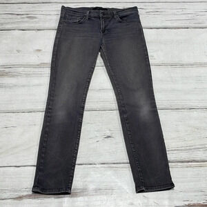 J Brand Jeans Grey Denim Skinny Dare Distressed Skinny Size 28